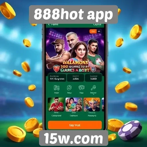 888hot app oferece diversidade de jogos online