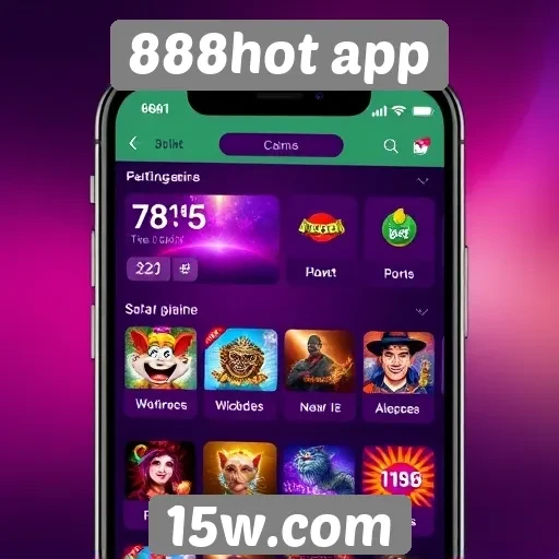 Interface amigável do 888hot app melhora experiência do usuário